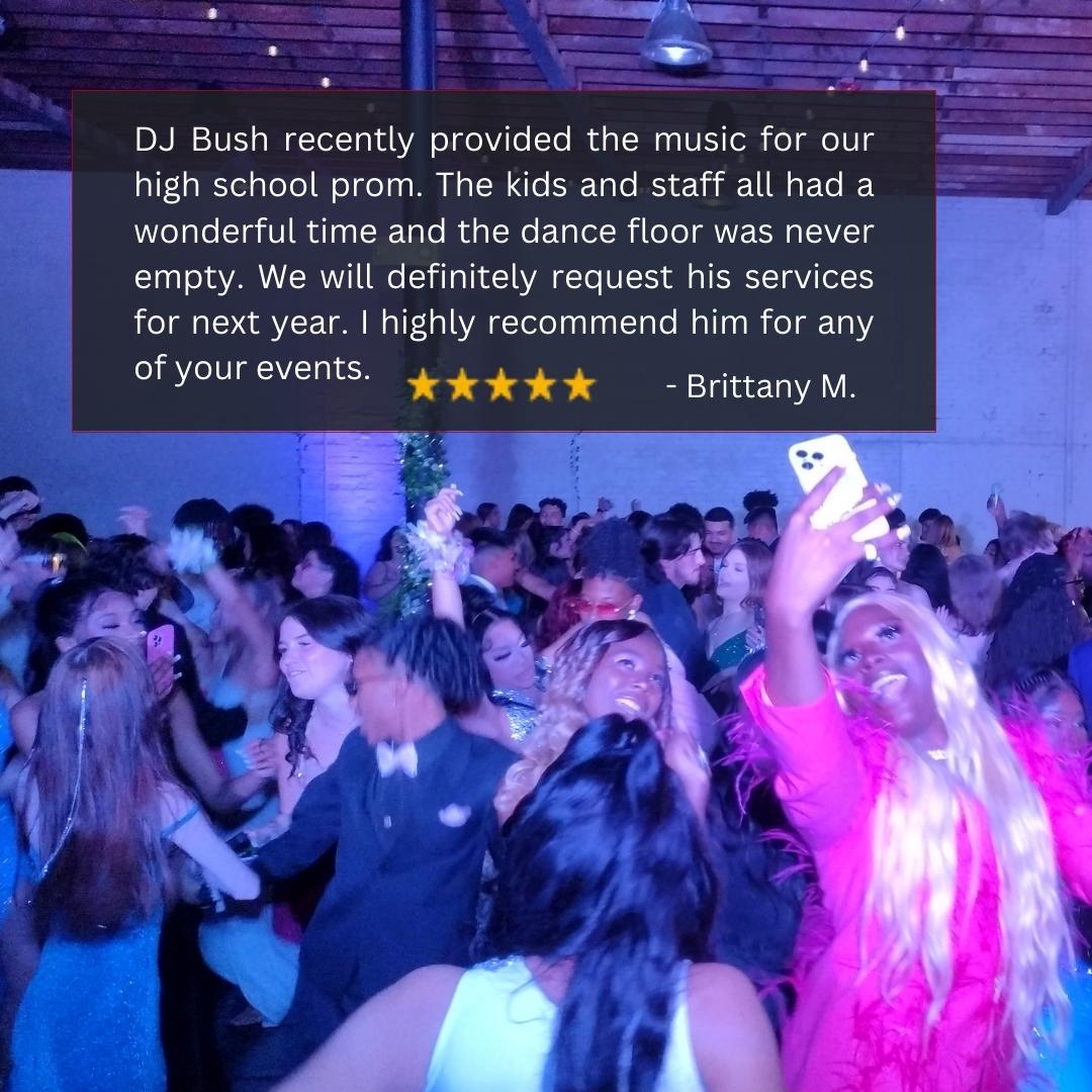 200+ students enjoying the night at their high school prom in Lakeland, FL
